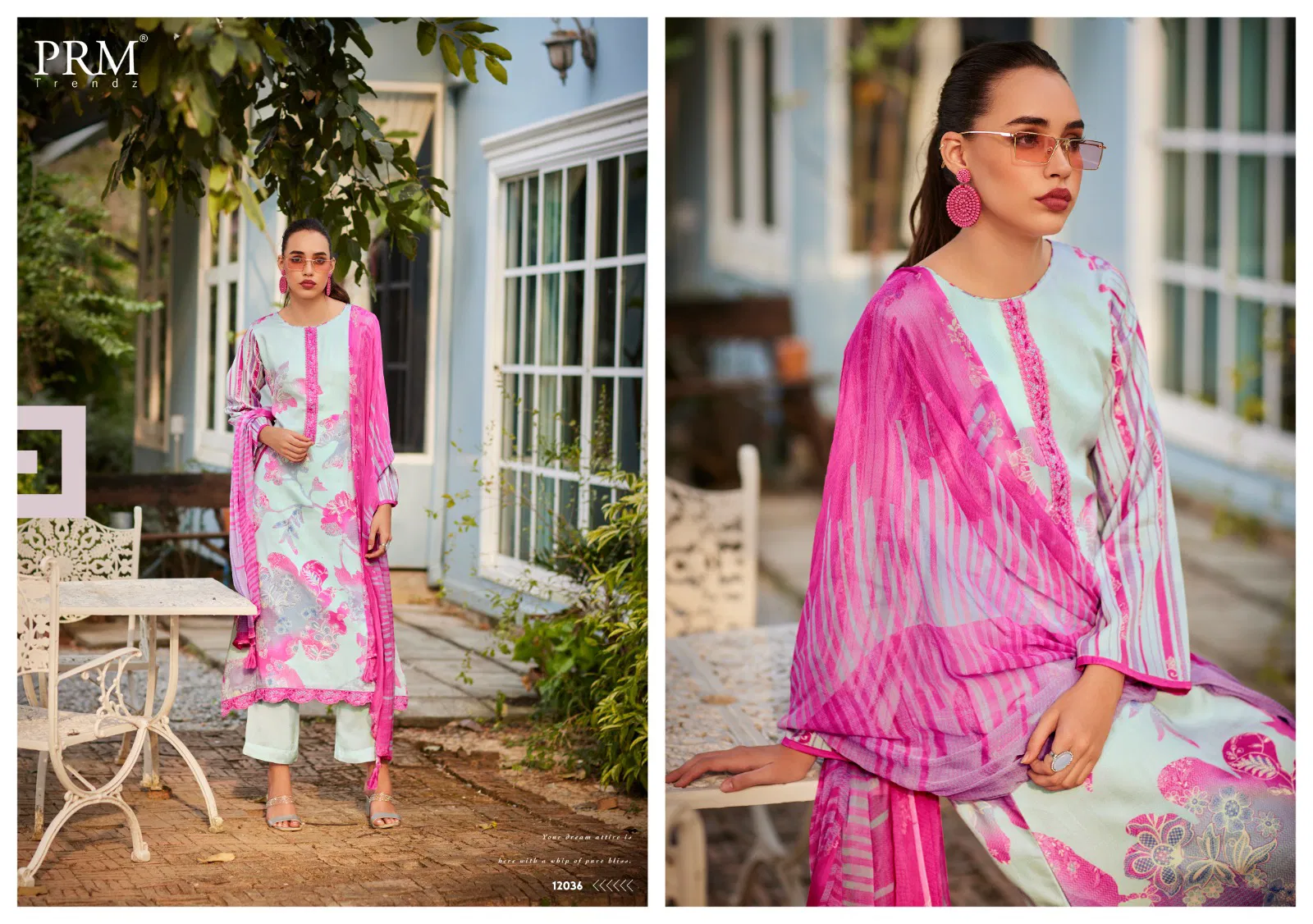 Noreen By Prm Trendz Jam Cotton Printed Dress Material Exporters In India